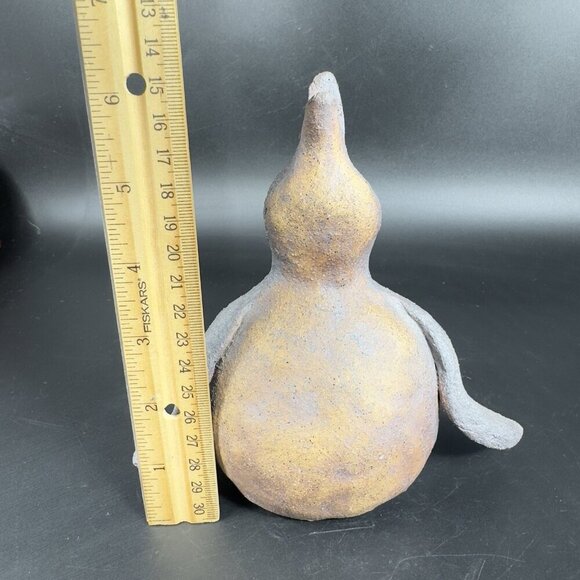 1998 Hand Made Stoneware Pottery Penguin Bird Figurine Artist Signed Decorative - Picture 2 of 11